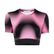 Afslappet Pink Bluse med Viskose