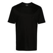 Elegant Sort Kortærmet T-shirt