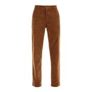 Corduroy Straight Cut Trousers