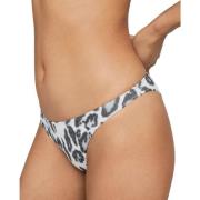 Hvid Leopard Print Bikini Bund