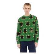 Grafisk Spike Sweater