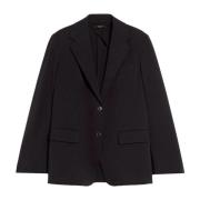 Sort Jersey Blazer Milano Stil