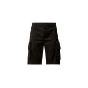 Stretch Cargo Twill Bukser - Sort