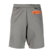 Casual Grå Logo Track Shorts