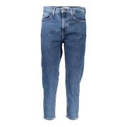 Blå Slim Fit Jeans i Denim