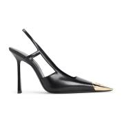 Sorte Læderpumps Elegant Stil