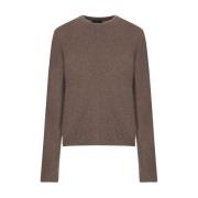 Grafisk Uld Cashmere Sweater