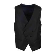 Elegant Vest med Polyesterblanding