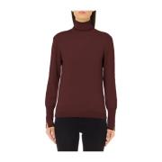 Bordeaux Turtleneck Sweater