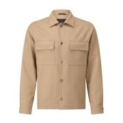 Uld Overshirt Klassisk Stil