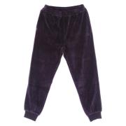 Chenille Sweatpants Dark Iris Kvinders Bukser