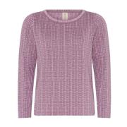 Plettet O-Neck Pullover Valerian