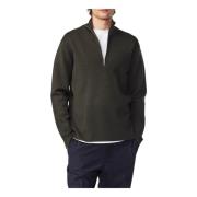 Halv Zip Uldblanding Sweater