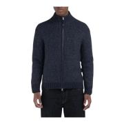 Herre Full Zip Cardigan Sweater