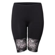 Isabel Shorts, Sort Bambus Leggings