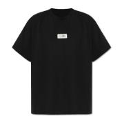 T-shirt med logo patch