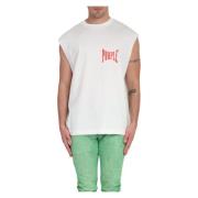 Hvid Logo Cut Off Tee