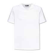 T-shirt med broderet logo