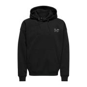 Afslappet Hættetrøje Sweatshirt