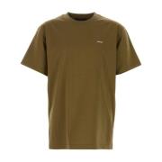 Stilfuld Army Green Bomuld T-shirt