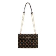 Mocha Logo Multi Crossbody Taske Kvinder Sort