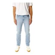 Afslappet pasform Mid Waist Jeans