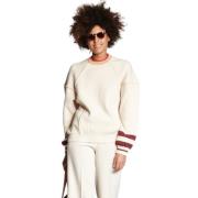 Ivory Uld Cashmere Crewneck Sweater