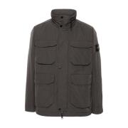 Puffer Jacket med Compass Badge