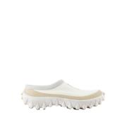 Hvide syntetiske Snowclog Sneakers