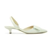 Rafia Slingback med Plaque