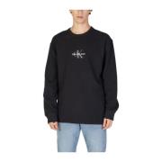 Sort Bomuld Crewneck Sweater