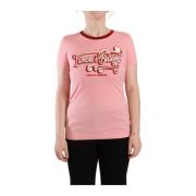 Pink Logo Crew Neck T-Shirt