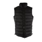 Sort Nylon Bodywarmer Jakke