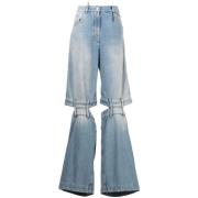 Himmelblå Denim Wide Leg Jeans