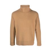 Kamelbrun Uld-Angora Sweater