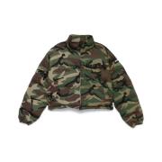 Camouflage Quiltet Foret Jakke