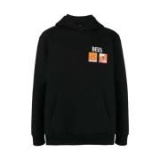 Logo Print Bomuld Hoodie