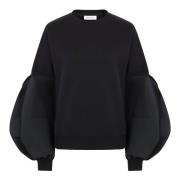 STRIKKET SWEATER MED KOKON