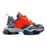 Orange Sneakers Model 033-8403