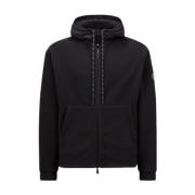 Vinter Zip-Up Hoodie med Nylonindsatser