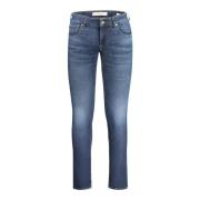 Denim Skinny Jeans med 5 Lommer