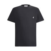 Ribbet Crew Neck T-shirt med Goose Detail