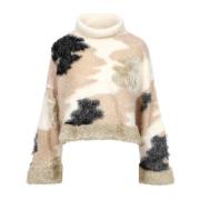 Guld Camo Sweater Italien Lavet