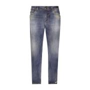 Slim Fit Denim Jeans Blå