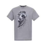 Hestelogo Print T-shirt Crew Neck