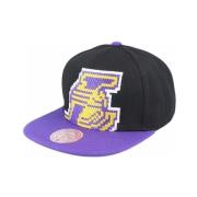 Sort Los Angeles Lakers 8-Bit Snapback