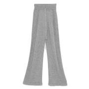 Heather Grey Cable Strik Bukser