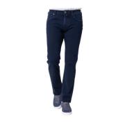 Marineblå Bard Slim Fit Jeans