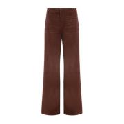 Velourribbet Corduroy Bukser Mid-Rise