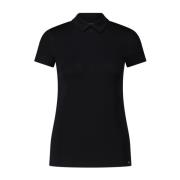 T-shirt med krave og slim fit